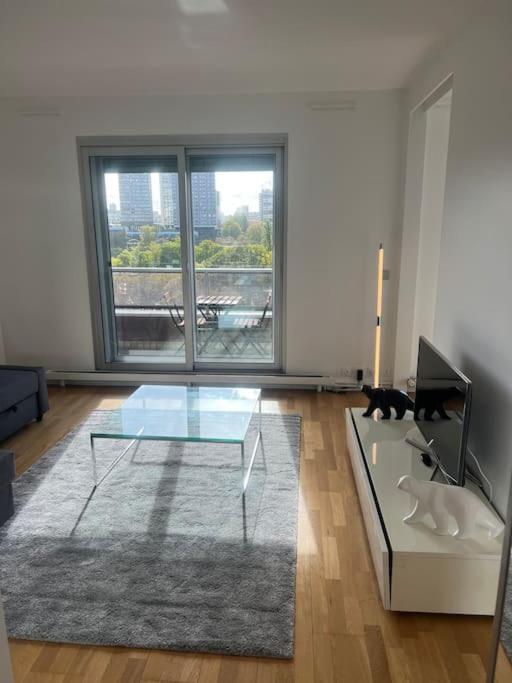 Tour Eiffel Terrasse Vue Seine Leilighet Paris Eksteriør bilde